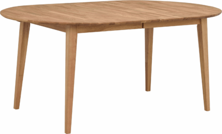 Spisebord Rowico Filippa massivt egetræ L170Ã105 cm olieret med 40 cm udtræk FSC-certificeret
